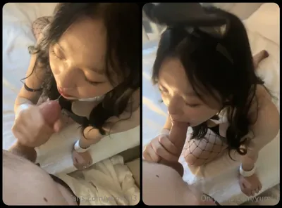 Thỏ con dâm đãng thích mút cậu bé to