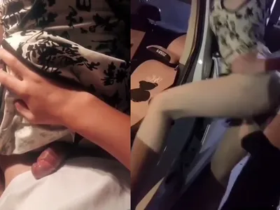 Người tình dáng nuột cưỡi ngựa nhấp nhả cực sướng trong ô tô